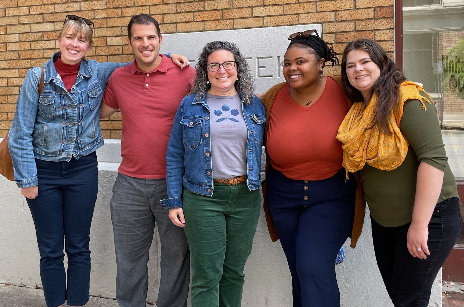 Left to right: Janelle, Nick, Wende, Tamara, Emily